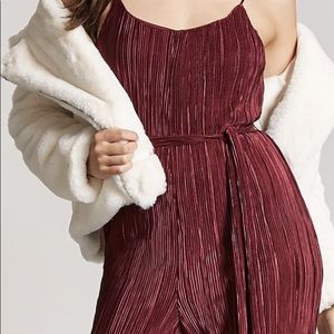 Ribbed cami jumpsuit